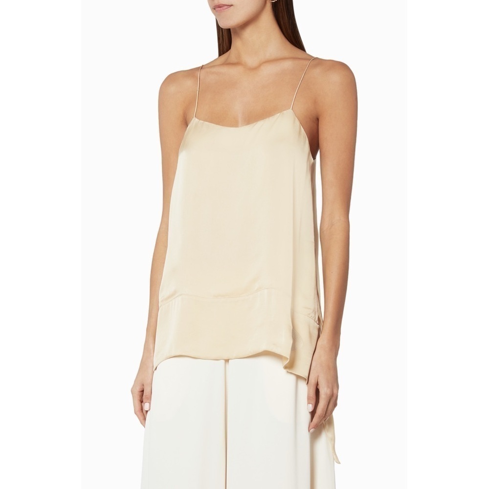 Arjé Beige Side Slit Camisole